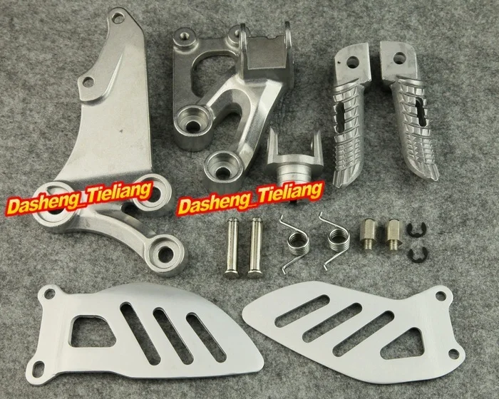 

Aluminum Alloy Rider Front Foot Pegs L&R Footrest Brackets for SUZUKI 2006 2007 2008 2009 2010 GSXR 600 750 K6 K8