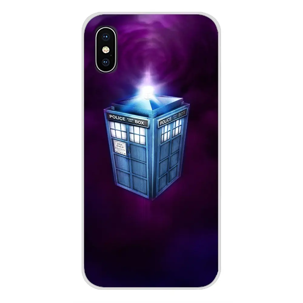 Dr Who Tardis Police Box Glasxy For HTC One U11 U12 X9 M7 M8 A9 M9 M10 E9 Plus Desire 630 530 626 628 816 820 830 TPU Skin Cover | Мобильные