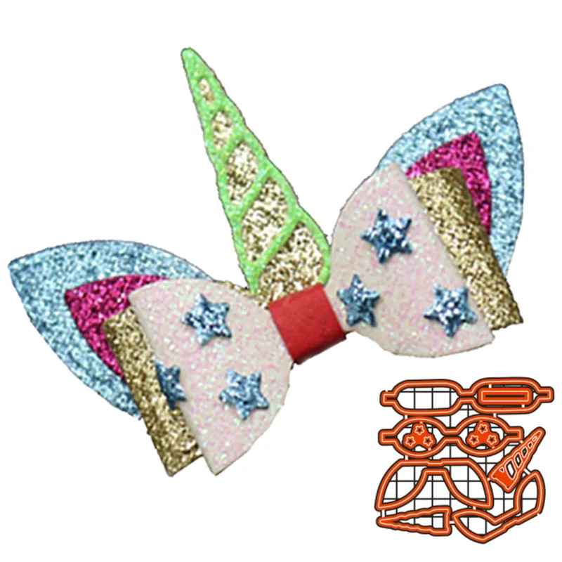 Новые формы Единорог звезда вырезанные штампы бант металлические трафареты