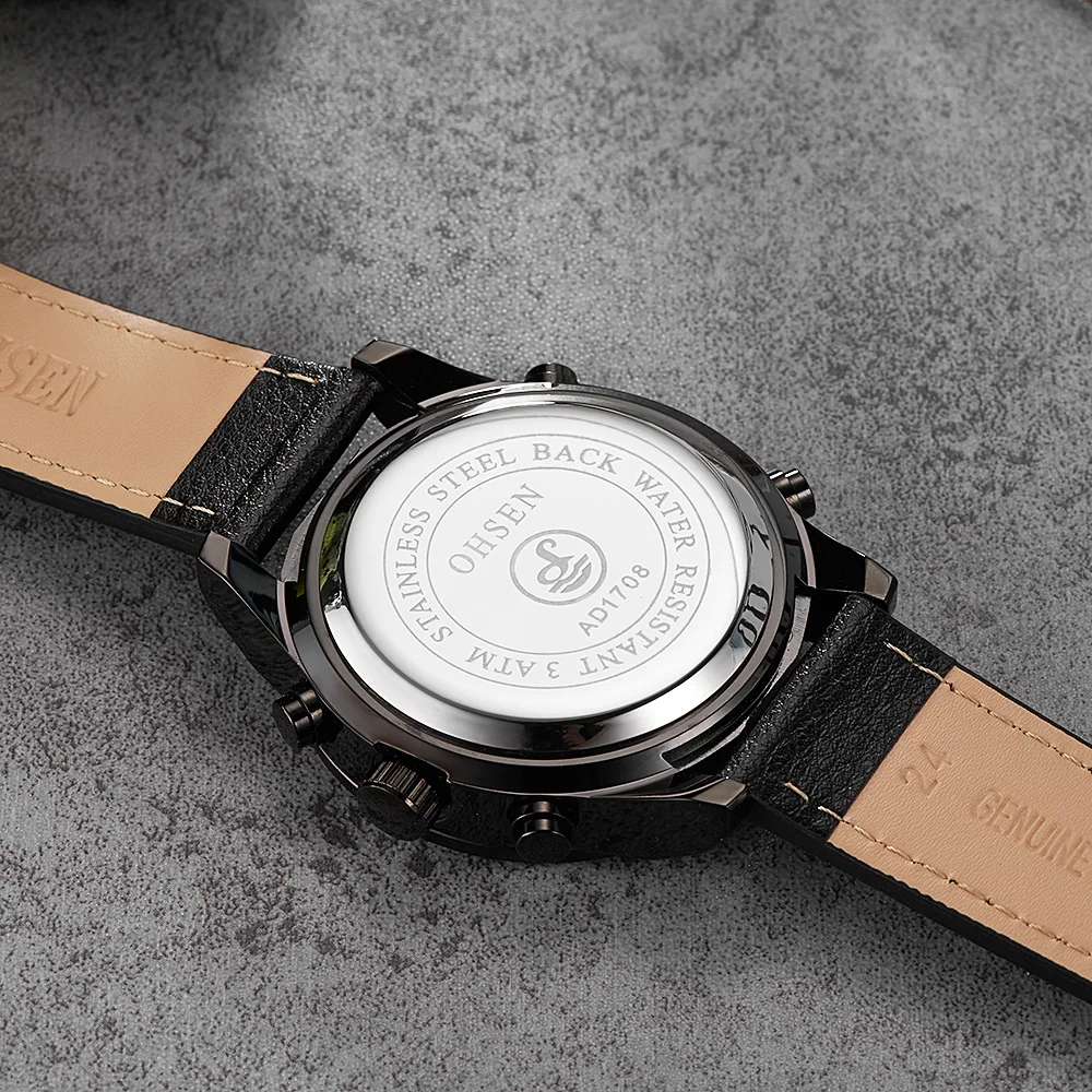 Часы наручные OHSEN Мужские кварцевые брендовые цифровые электронные модные