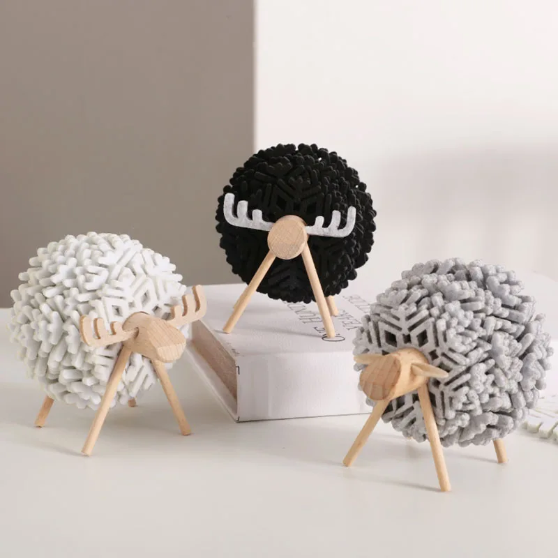 

Ins Sheep Ornaments Table Decorations Christmas Decoration Navidad Noel Home Decor Decoration Noel Декор Для Дома Для Дома