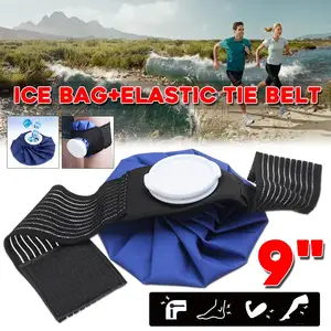 Новая сумка для льда 9 ''с защитным эластичным ремнем для галстука, многоразовая сумка для облегчения боли в коленях и ногах, аптечка для ухода за здоровьем, первая помощь