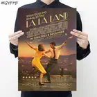 Постер крафт-бумаги La Land из классического фильма, настенное украшение для домашней комнаты, картина 50,5x35 см