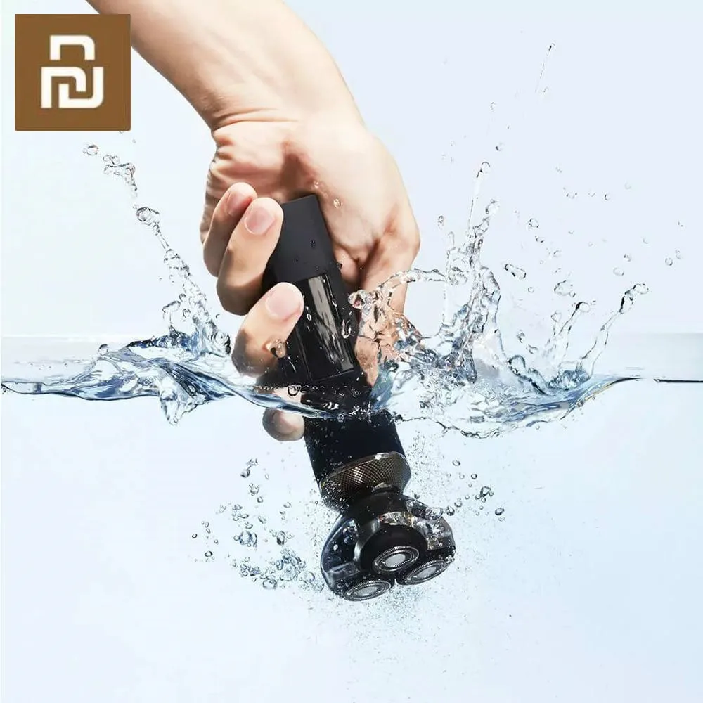 

Youpin MSN Waterproof Smart Electric Shaver Large LCD Screen Cordless Type-C Rechargeable Dry Wet Shave Razor Self-washing