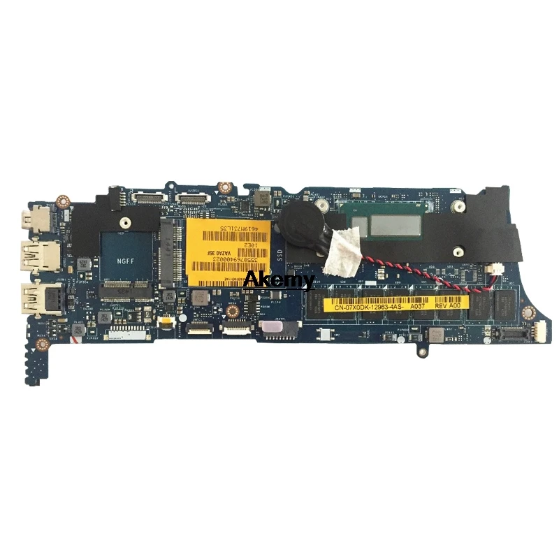 la 9262p motherboard for dell xps 12 9q33 motherboard vaza0 la 9262p rev1 0 motherboard i7 4500u 8gb ram test 100 free global shipping