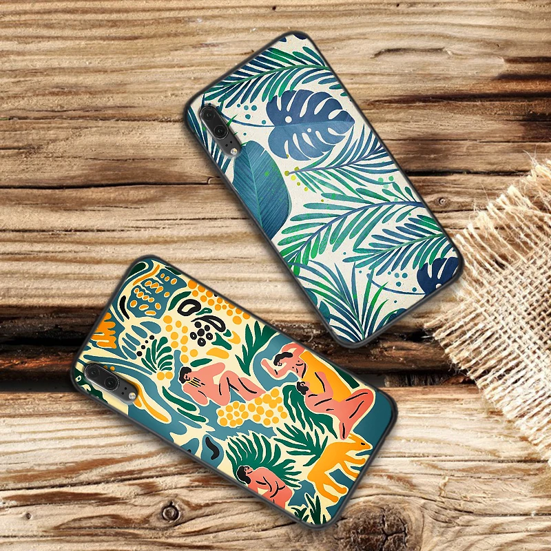 Чехол для телефона leaf Leopard tiger huawei honor 10 VIEW 20 7C 5.99IN 7X 8X 8C NOTE 8 9 lite 7A 9X Pro | Мобильные