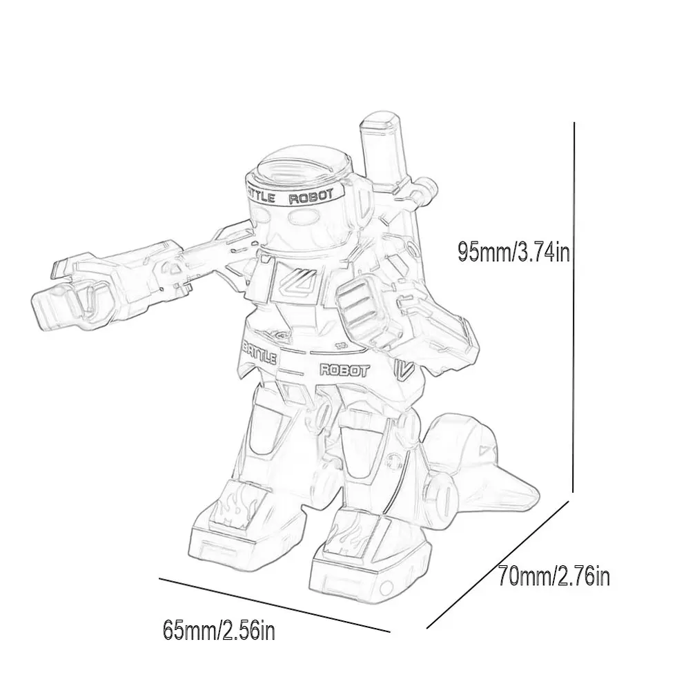 

2.4G somatosensory remote control boxing robot double competitive fight against intelligent robot model toy