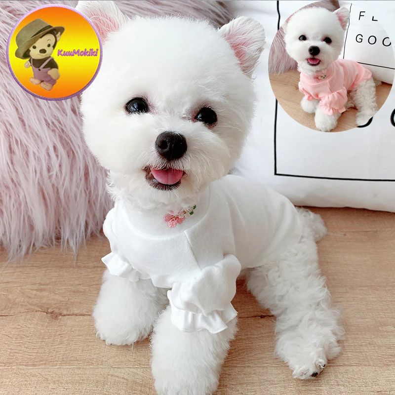 Футболка для домашних животных футболка щенков одежда собак пальто жилетка