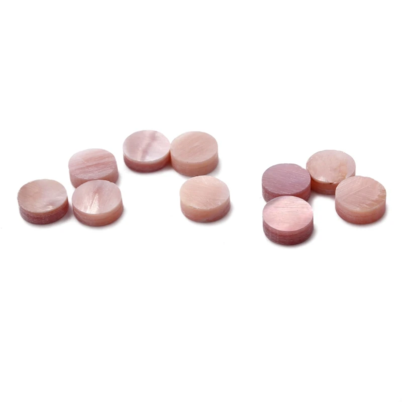 10 шт. ушка металлический корпус для гитары бас гитара укулеле шеи маркеры Dot 6 мм