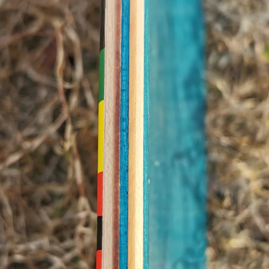 Хорошее качество скейтборд с двойным откидным скейтбордом 7 шт. из канадского