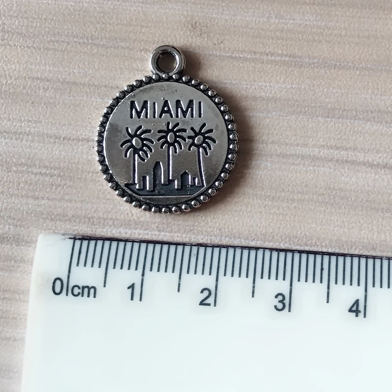 6 шт. подвески из цинкового сплава в Майами для браслетов ожерелья серьги на