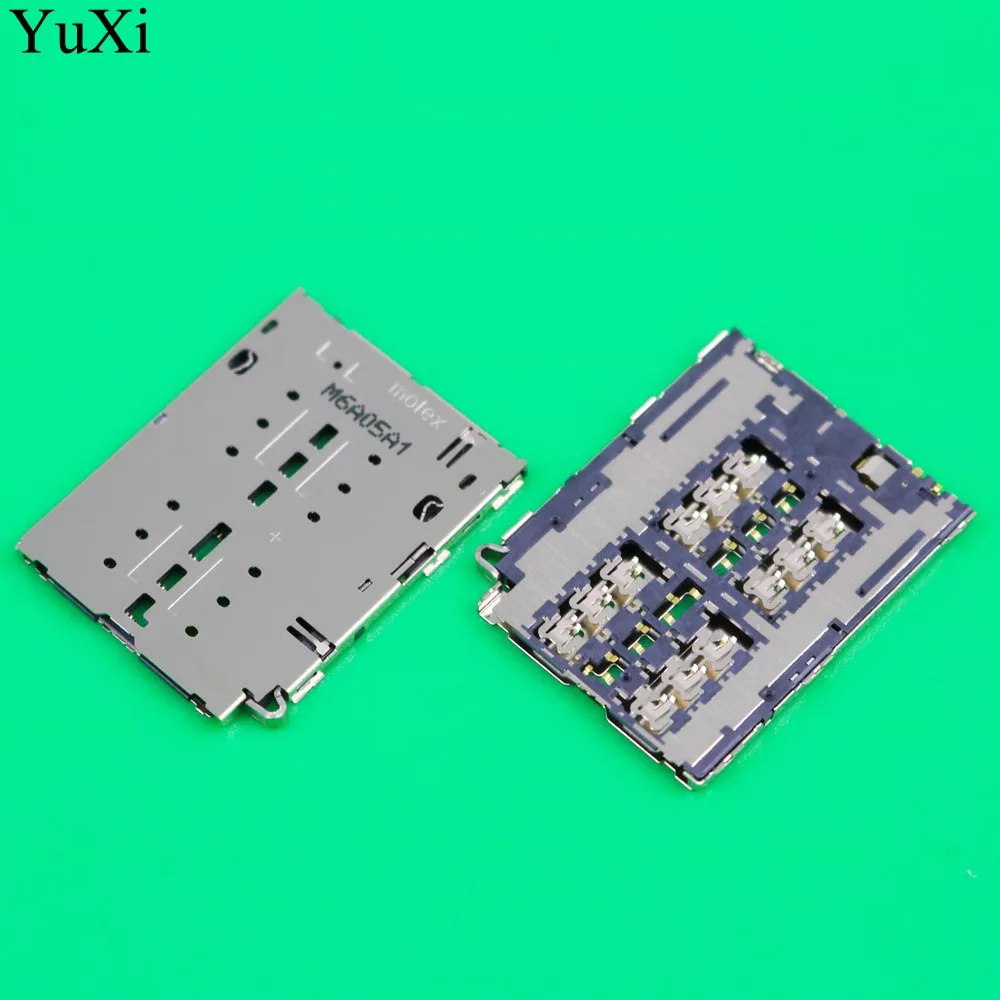YuXi Новый для samsung Note5 SM N9200 N9206 N9208 N9209 держатель чтения sim карт лоток