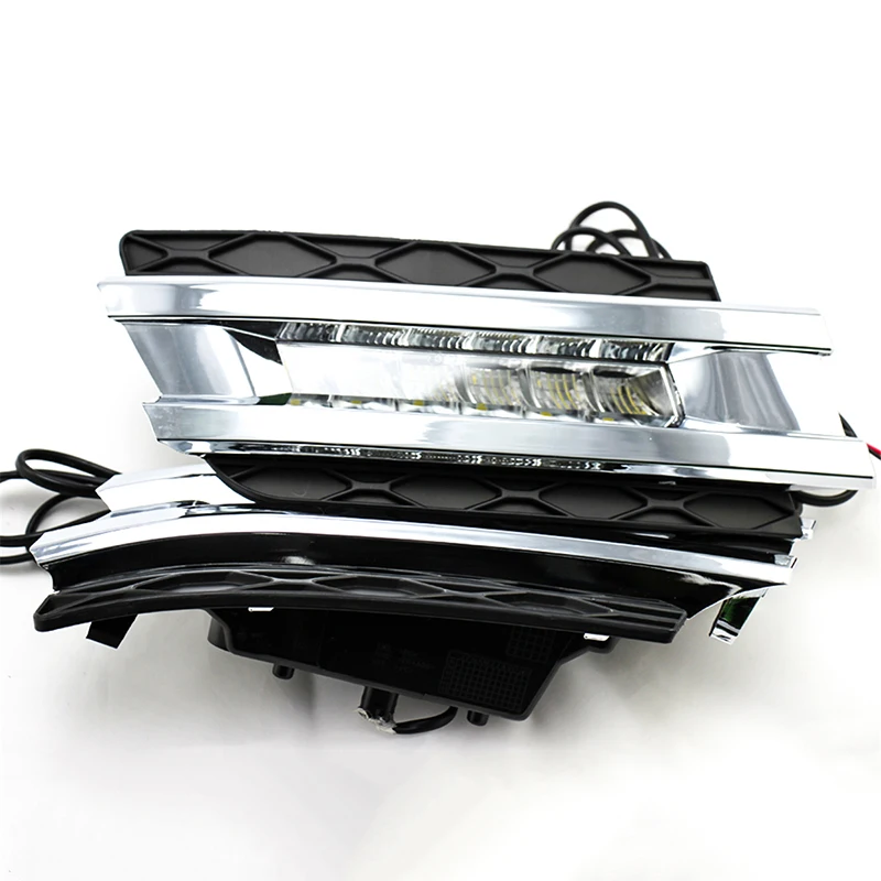 

2pcs For Mercedes-Benz GL450 X164 2006-2009 6000K White Light LED Daytime Driving Running Light DRL Car Fog Lamp