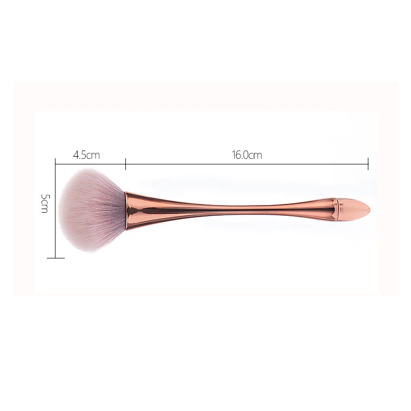 Маленькая Талия Румяна Кисть для макияжа шампанское одиночный макияж