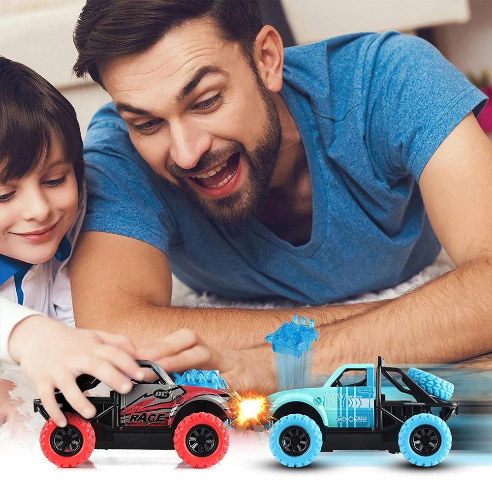 

Игрушки MING YOU, 2 упаковки, игрушечный автомобиль со звуком и светом из сплава, фрикционная игрушка, внедорожник для детей старше 3 лет, сувенир...