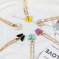 bohemian cute butterfly stars choker necklace for women gold silver color clavicle chain 2020 fashion female chocker jewelry