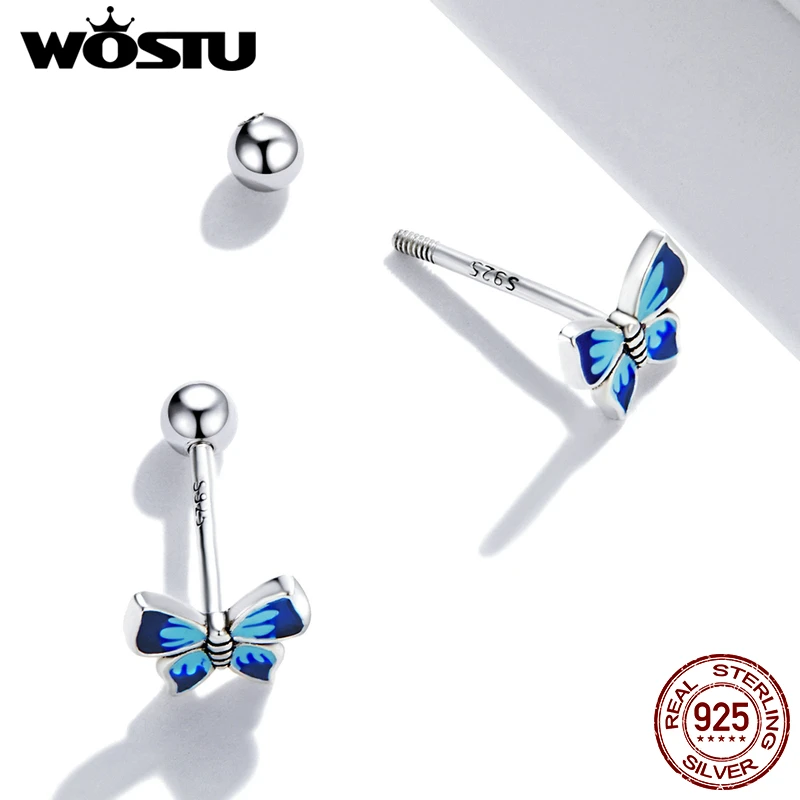 Женские серьги-гвоздики в вечерние насекомых из серебра 2021 пробы | Украшения и