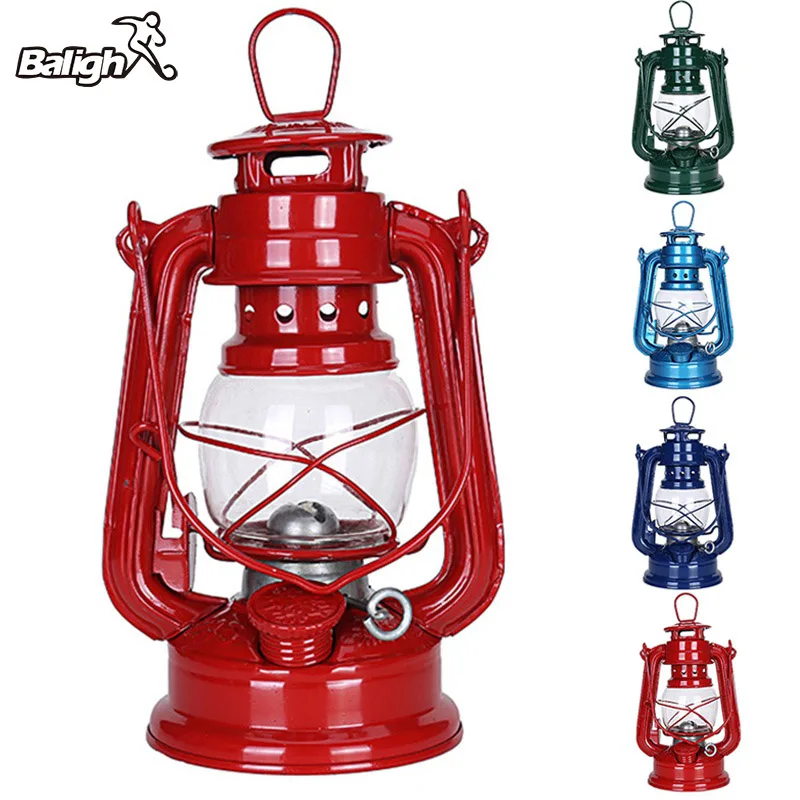 Портативная ручная масляная лампа железный подсвечник в стиле ретро наружное