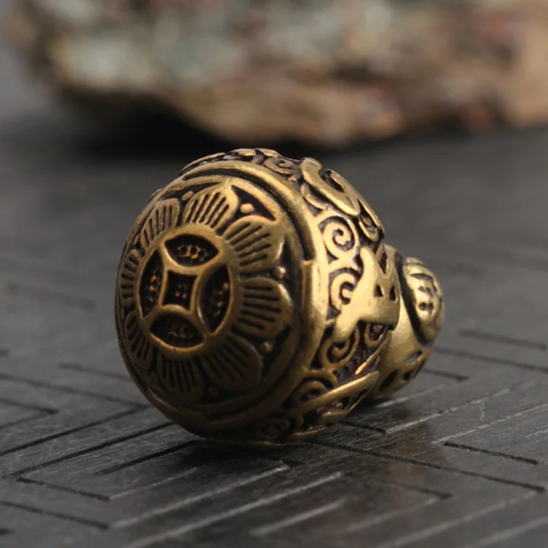 Латунная подвеска в виде тыквы шестислова мантра амулет ожерелье подвесное 2 1x2 9