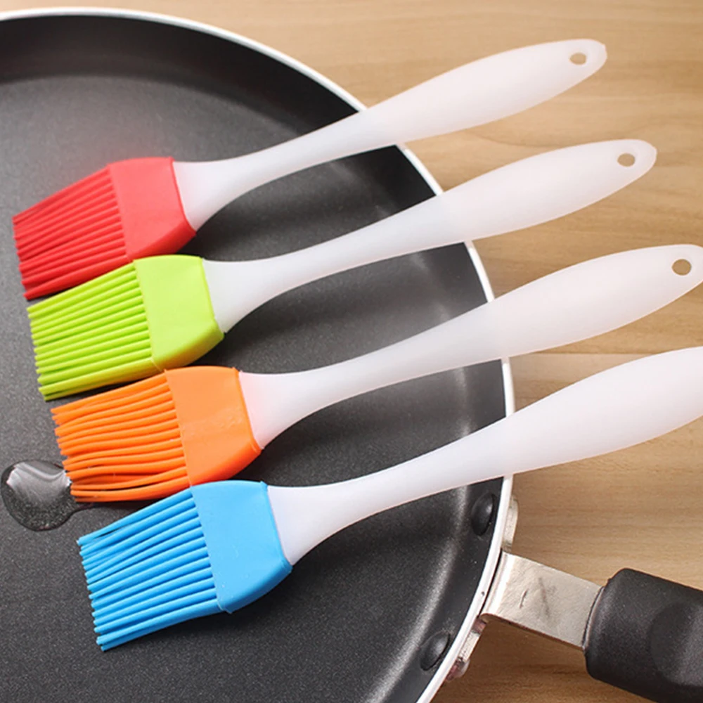 

Barbecue Silicone Oil Brush Grill Tool Pastry Cookie Kitchen Cook Brush with Handle Baking Tools BBQ Tools Kitchen Accessories