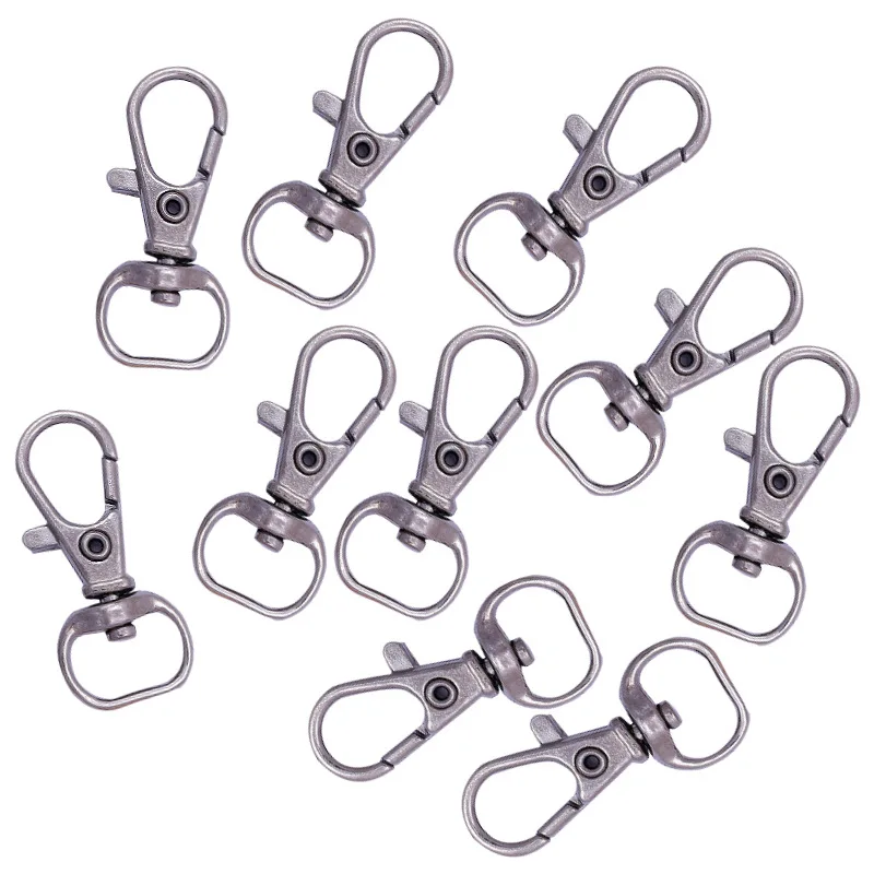 20 шт. Ретро Застежка-карабин антикварная серебряная сумка для багажа Пряжка