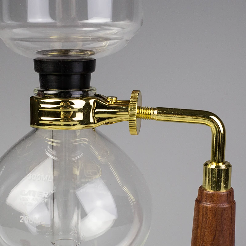 Сифон для кофе 3 чашки новинка золотой 300 мл сифон фильтр вакуумный стеклянный