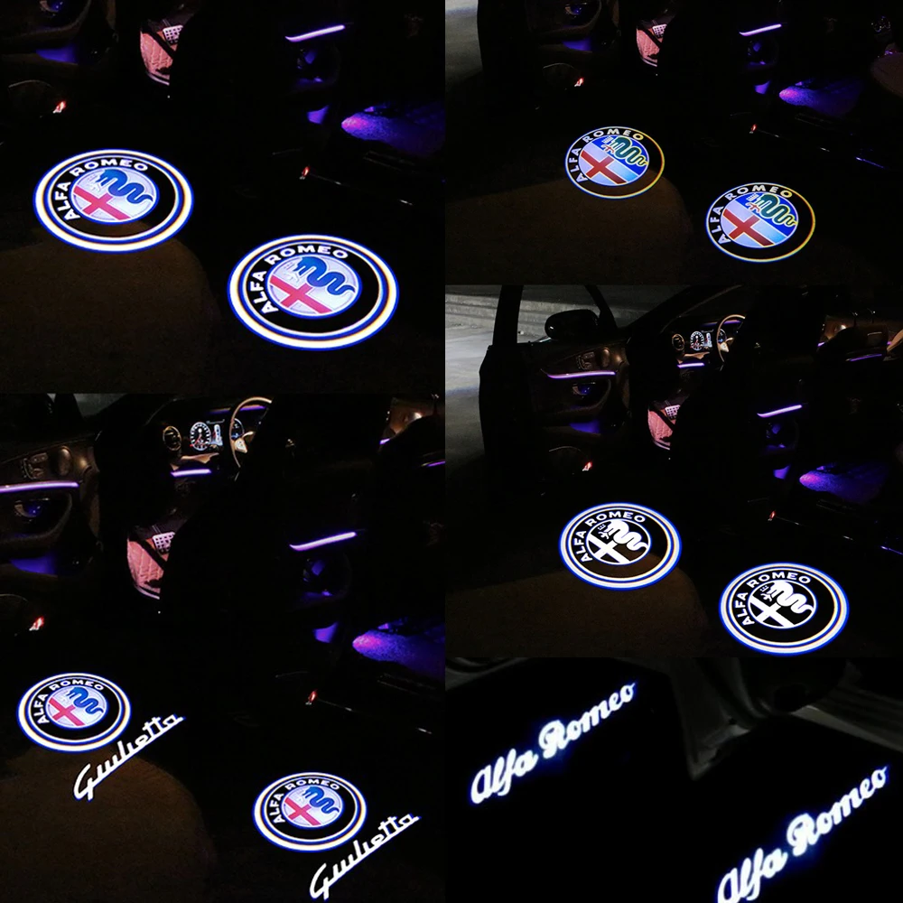 2X светодиодный двери автомобиля Добро пожаловать Призрак Тень Лампы проекторы