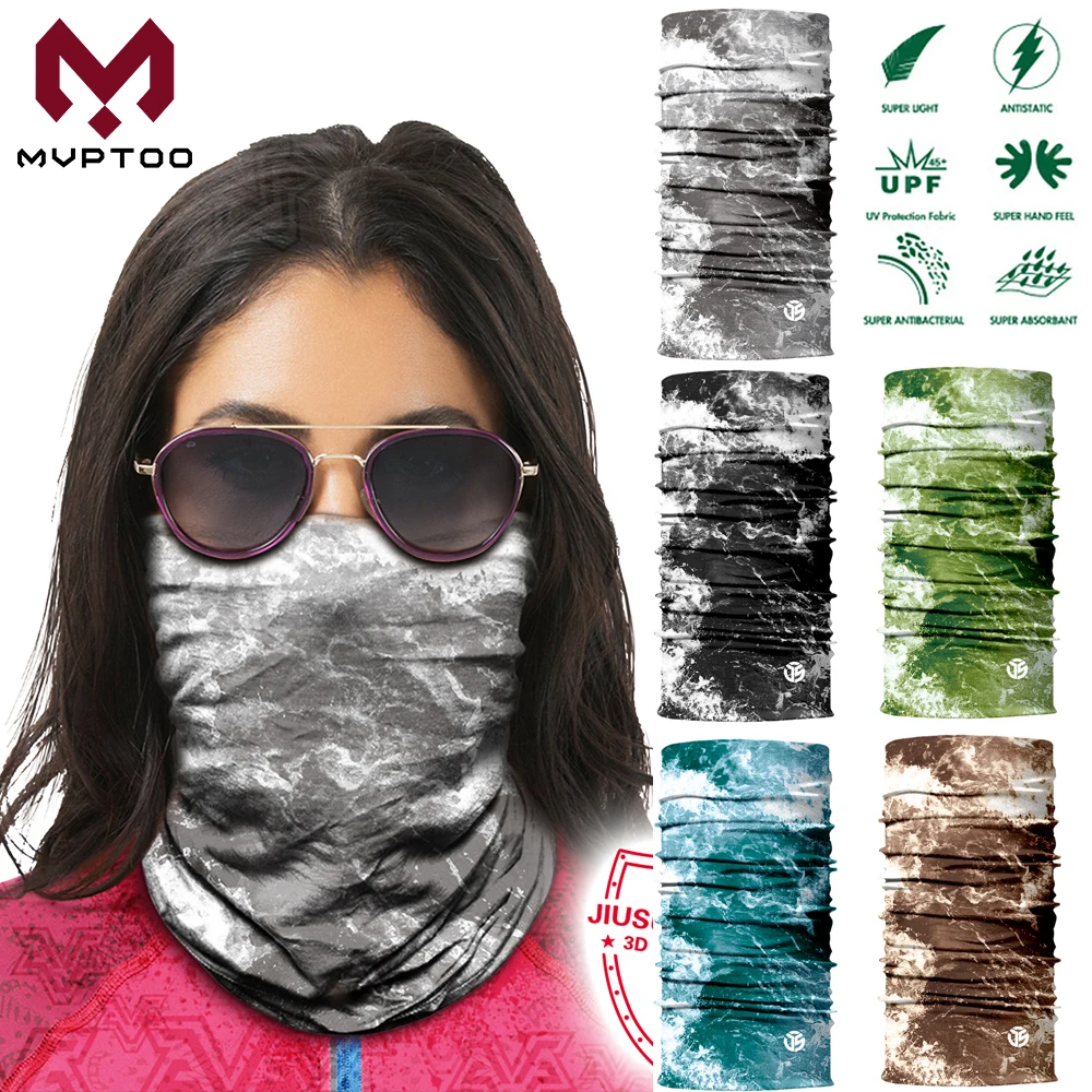 Summer Neck Gaiter Bandana Motorcycle Cycling Skiing Tube Scarf Face Mask Head Shield Moto Biker Sun Masks Anti-UV Men Girls