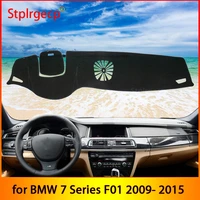 for bmw 7 series f01 2009 2015 with lcd sreen anti slip mat dashboard cover pad sunshade dashmat car accessories 2010 2011 2012
