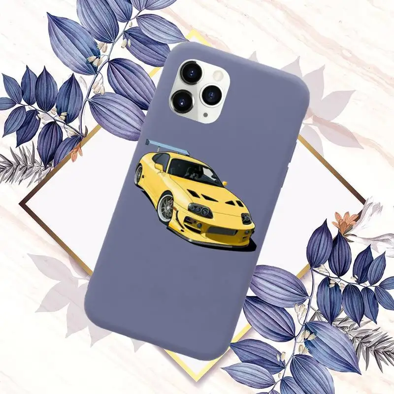 

Sports Cars Male Men Phone Case Candy Color for iPhone 11 12 mini pro XS MAX 8 7 6 6S Plus X SE 2020 XR