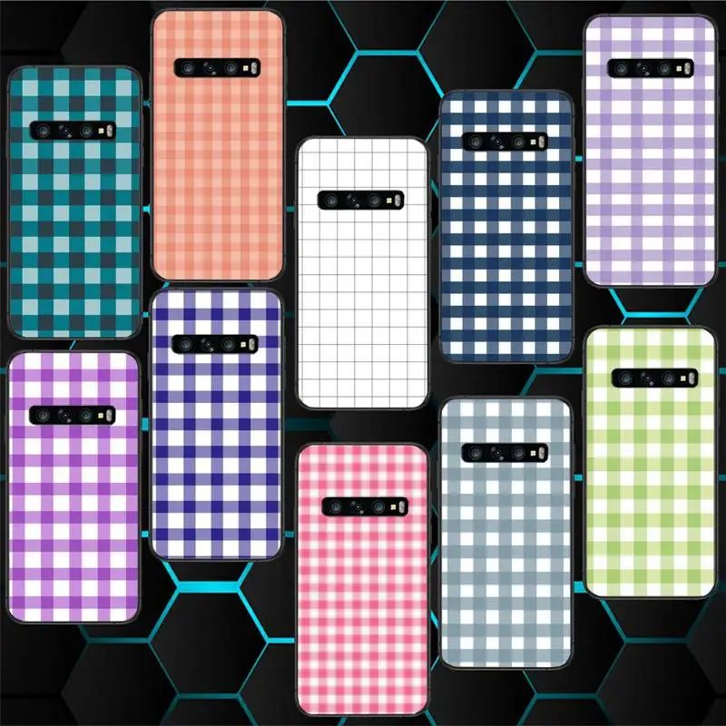 

lattice colorful Phone Case For Huawei nove 2i 3i E 4 5 6 7 Pro Se Y5 Y6 Y7 Y8 Y9 Prime 2018 2019 Cover Fundas