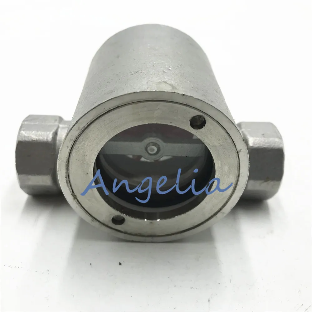 1-1/4 &quot 1-1/2&quot 2 &quotBSP Нержавеющая сталь 304 индикатор потока воды с пластиковым