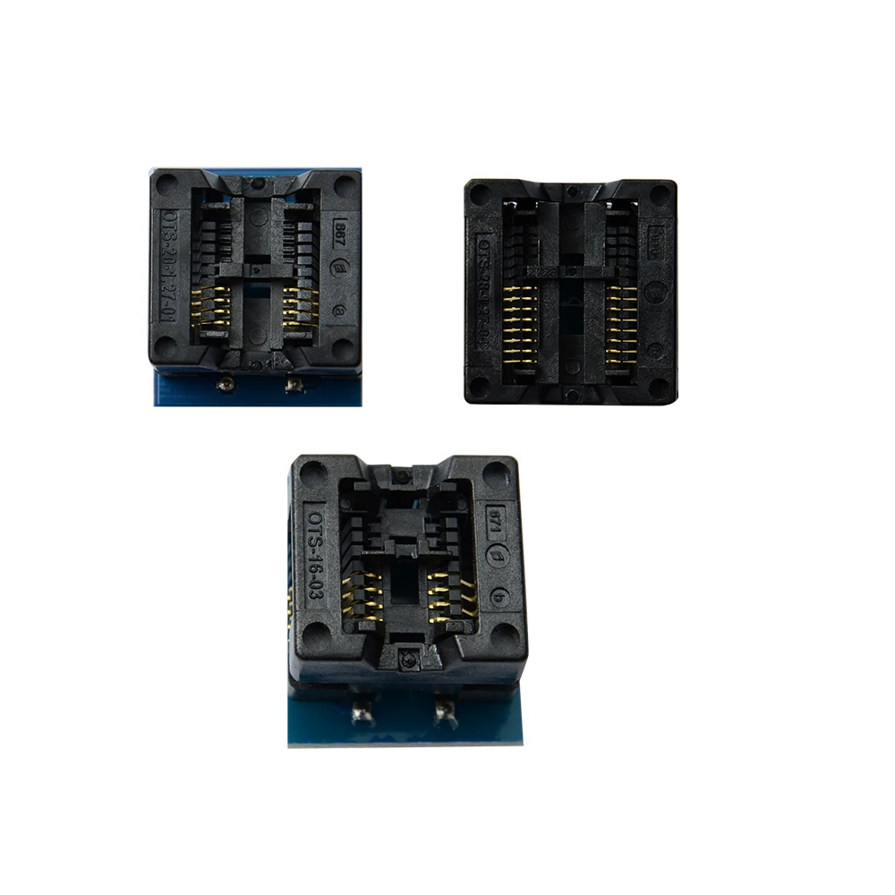 Новейший EZP2019 высокоскоростной USB SPI программатор+ 5 адаптеров Поддержка 24 25 93 EEPROM 25 флэш-чип биос+ SOIC8 зажим