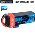 Аккумуляторная батарея DXF 4S Lipo 14,8 в 10000 мАч 100C 200C DeansT XT90 EC5 XT90 для радиоуправляемых моделей автомобилей, грузовиков, танков, моделей XXMAX 8S Arrama 8S