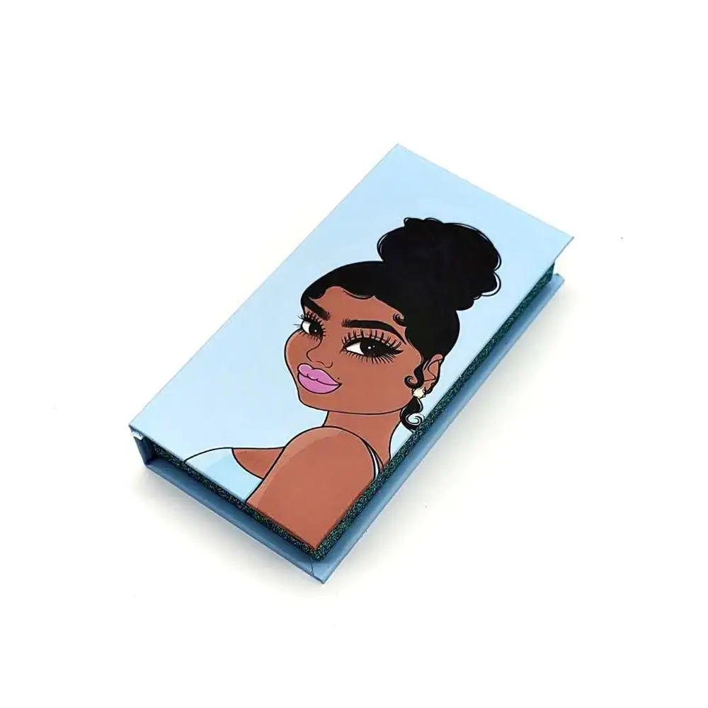 Новая пустая упаковка для ресниц коробка одна девушек дизайн 25 мм полосы 3D