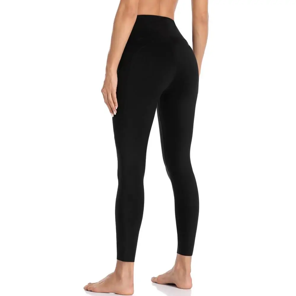 VISNXGI Casual Leggings Women Black Elastic Leggings Women Fitness Sport Gym High Waist Gym Pants Push Up Spandex Legging 2022
