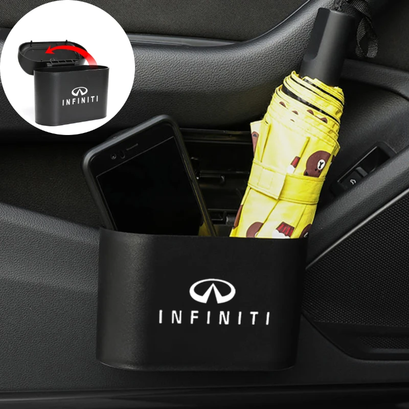 

Автомобильная корзина для мусора, подвесная коробка для хранения, аксессуары для интерьера Infiniti G20 G35 G37 FX35 Q30 Q50 Q60 Q70 QX50 QX60 QX70 QX80 I35 I30
