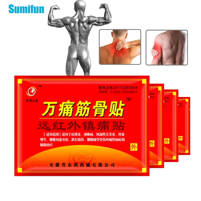 

24pcs Chinese Pain Relief Plaster Relief Rheumatism Joint /Muscle/Back Pain Patch Body Massager Medical Balm Sticker