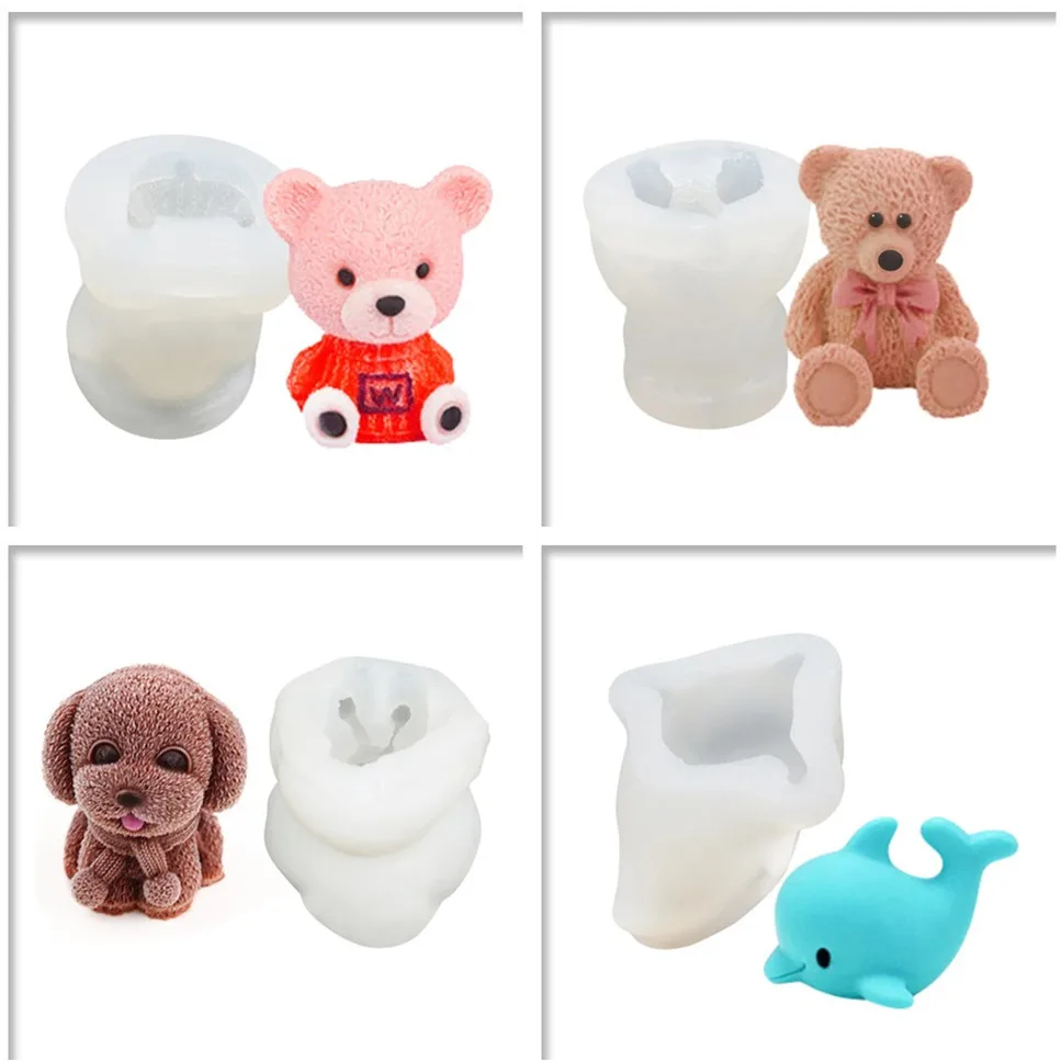 Мини свитер медведь/бант медведь/собака/фотоформа для торта Мусса кофе сок торт