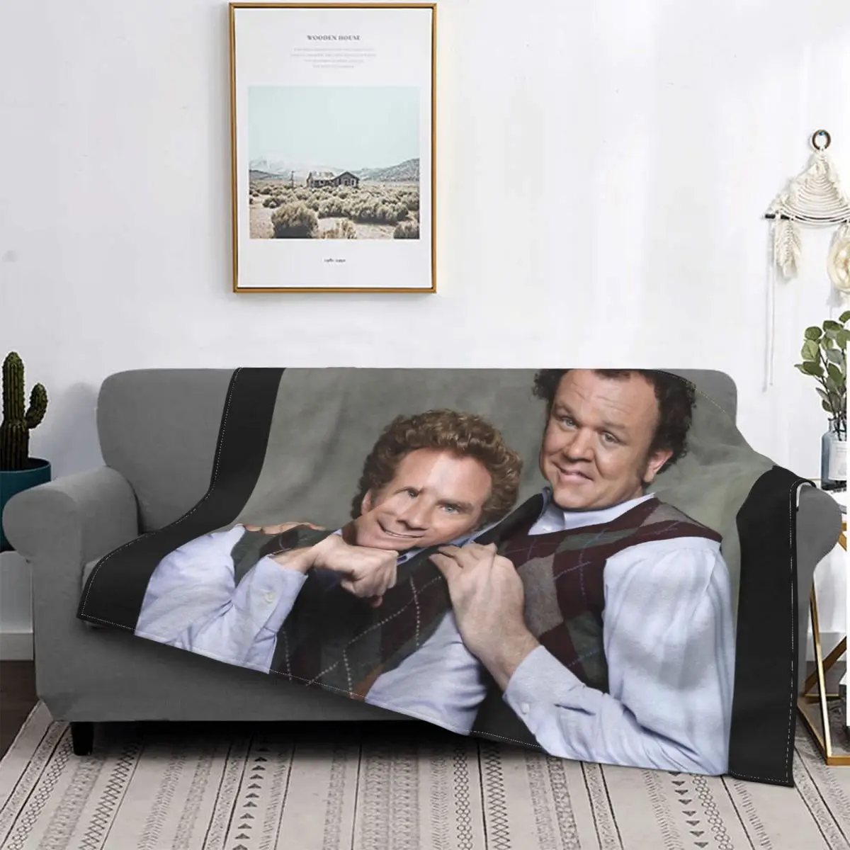 

Step Brothers-colcha a cuadros para cama, manta a cuadros de muselina para picicnic, colcha de verano, 1 manta