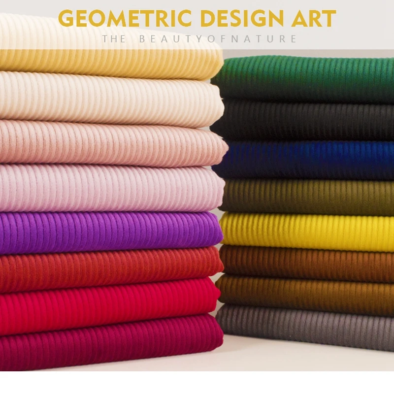 3d Corduroy Strip Fabric Solid Color Width 150cm For Doll Skin Fleece Sewing Patchwork Pillowcase Sofa Shoes Clothes Diy Hot | Дом и сад