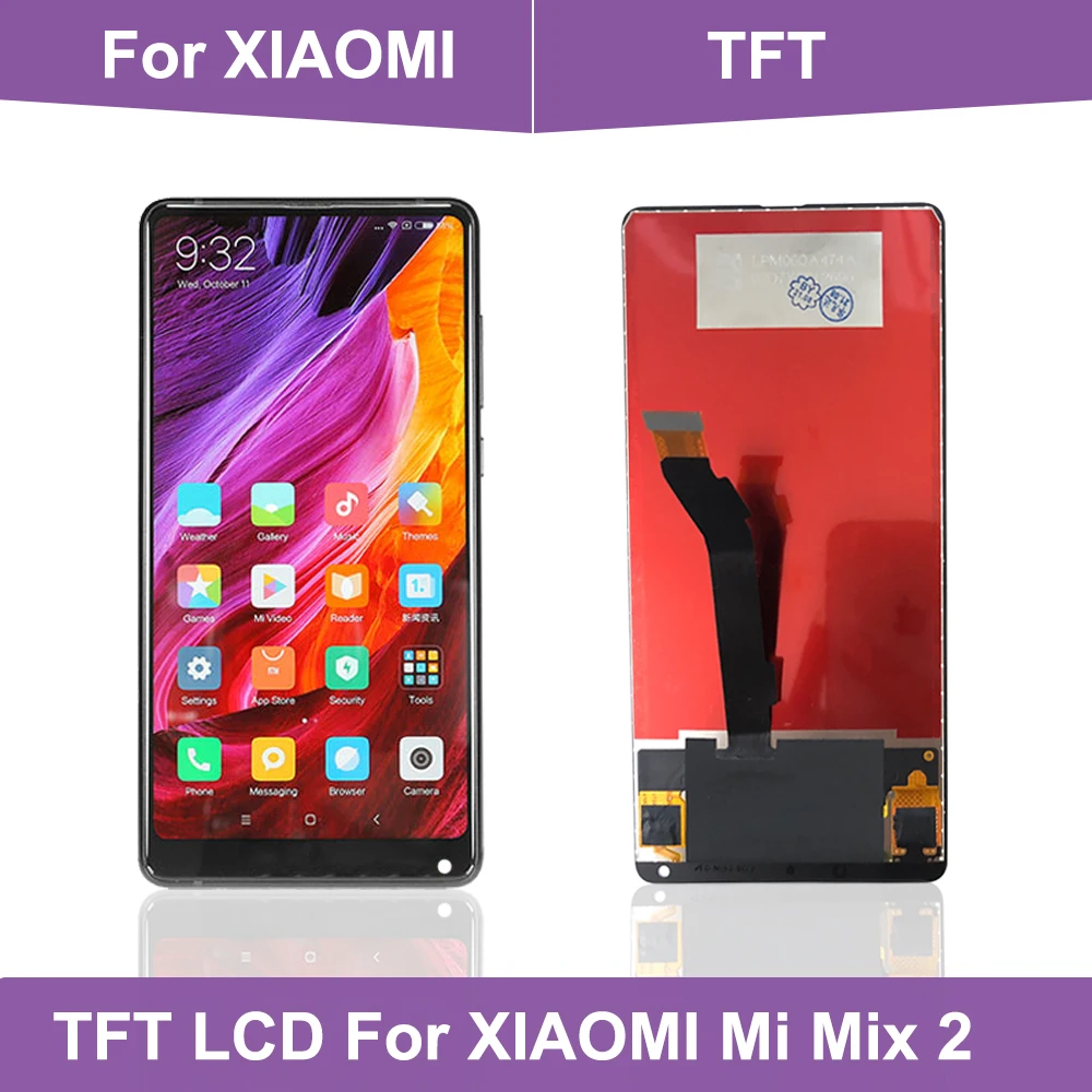 

Display For Xiaomi Mi Mix 2 LCD Touch Screen Digitizer Assembly Replacement For XIAOMI MIX2 Display Screen