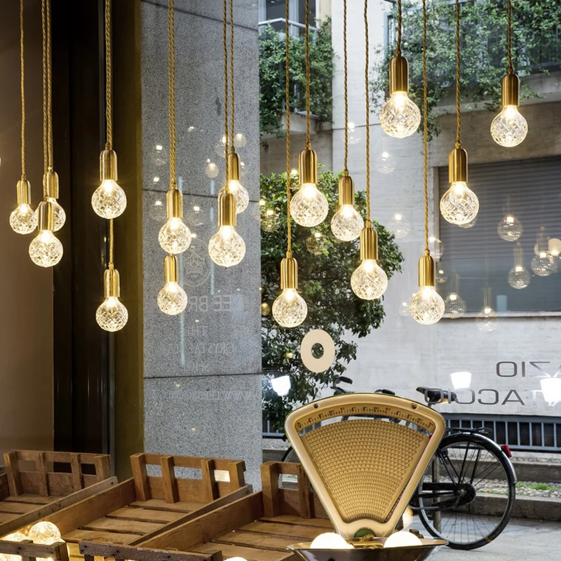 Лампа бар платформа ресторан лампа спальня прикроватные лампы и фонари прохода