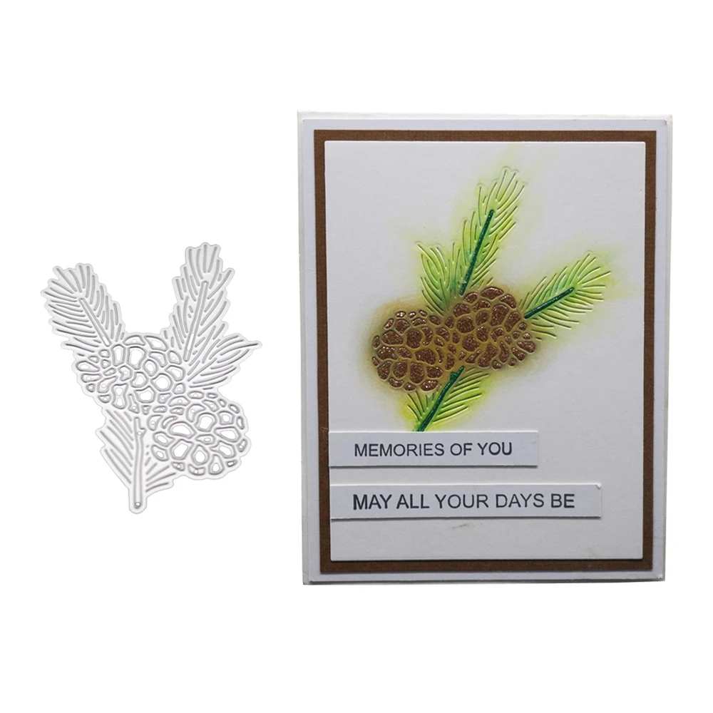 Сосновый конус/подарок Diy нож металлические режущие штампы трафареты для