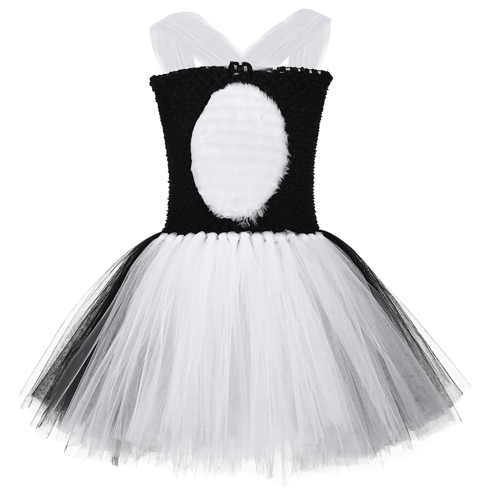 Черные и белые китайская Очаровательная панда карнавальный костюм героев