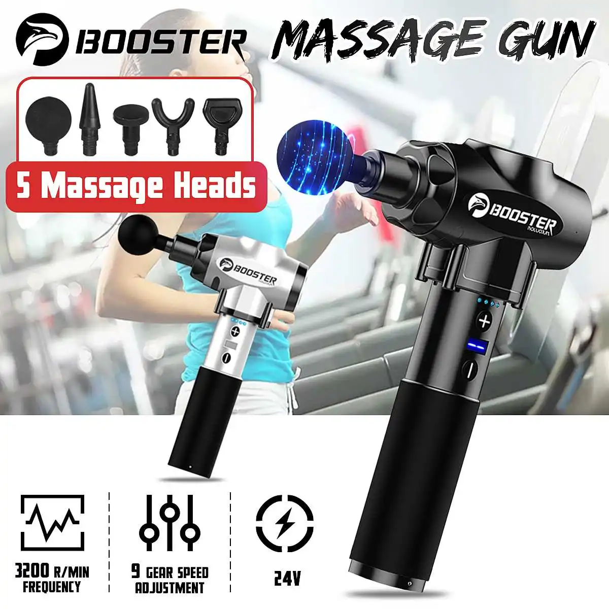 Booster Body Relaxation Massage Guns Handheld Deep Tissue after Muscle Stimulator Training Slimming Shaping Pain Relief