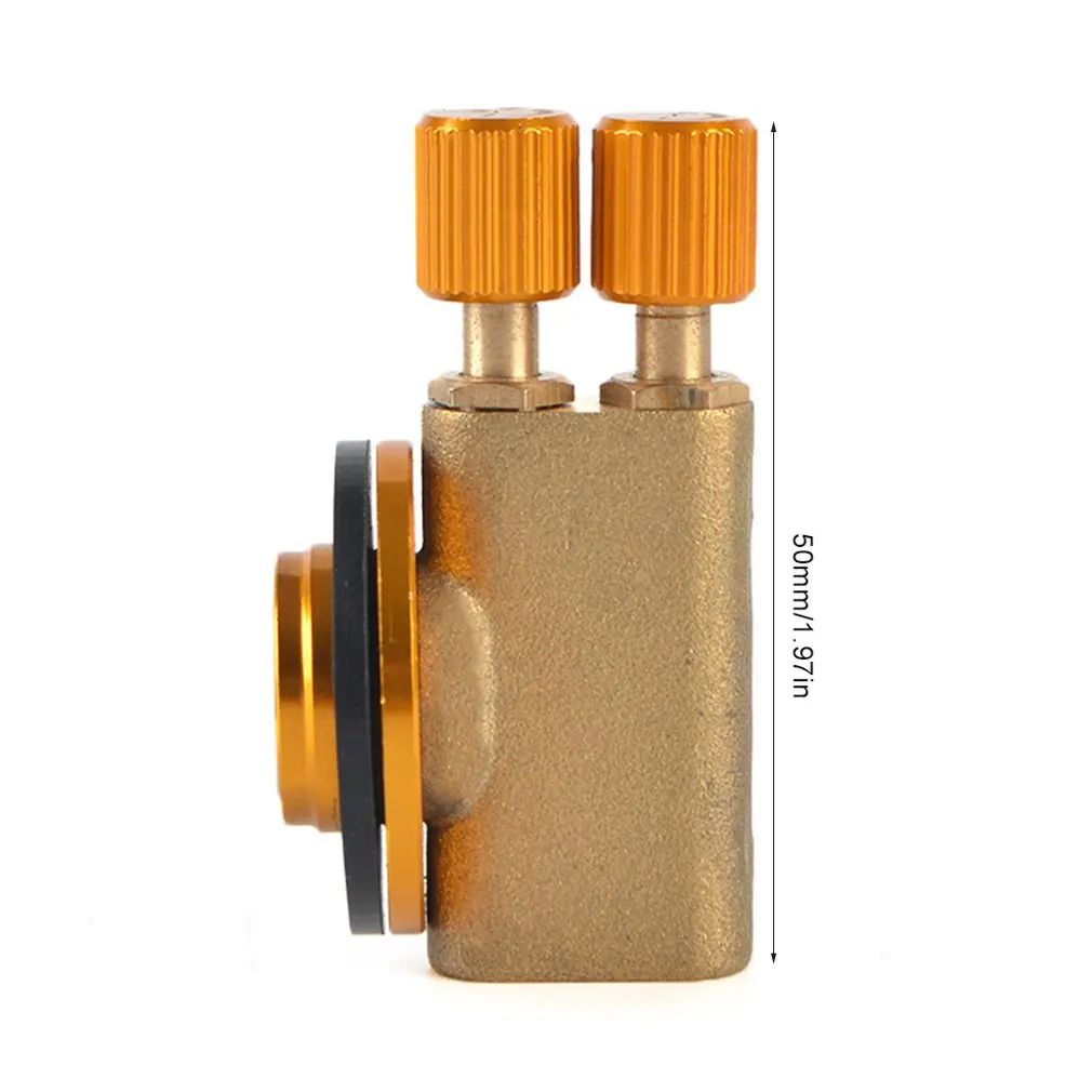 Кемпинг двойной головкой клапан Адаптер для пикника на открытом воздухе