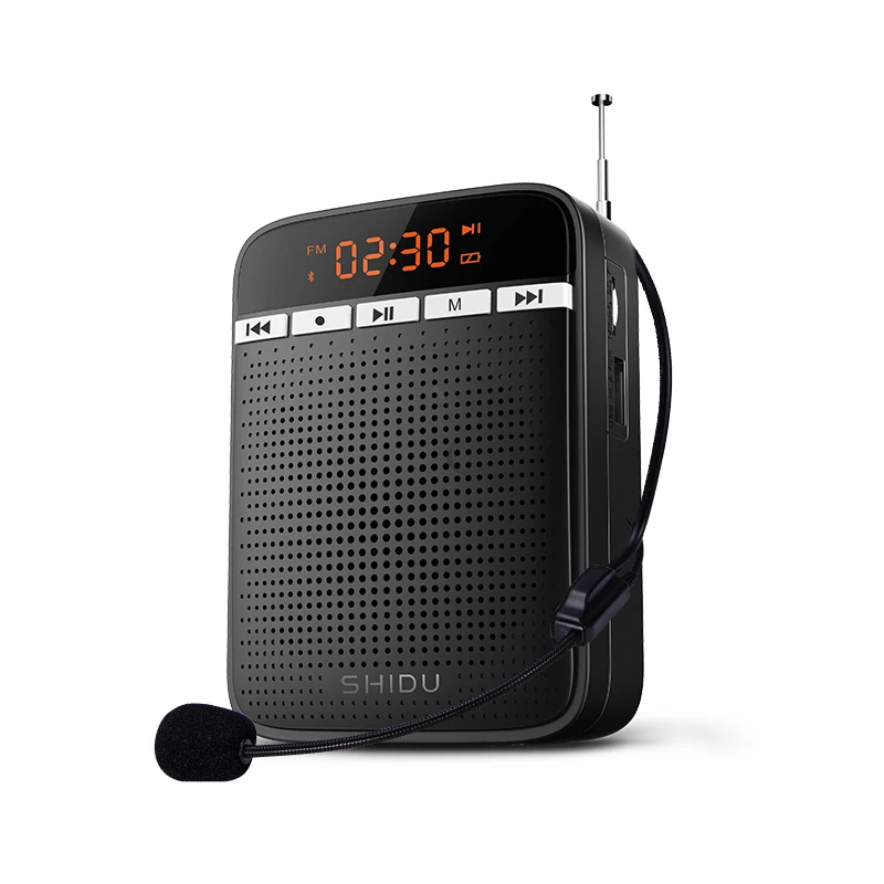 Многофункциональный мегафон проводной микрофон Bluetooth FM радио запись портативный