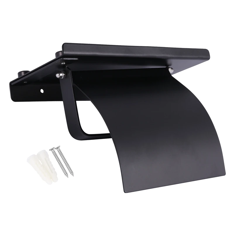 

New-304 Stainless Steel Toilet Tissue Holder Box Toilet Roll Holder Mobile Phone Holder Bathroom Accessories Black