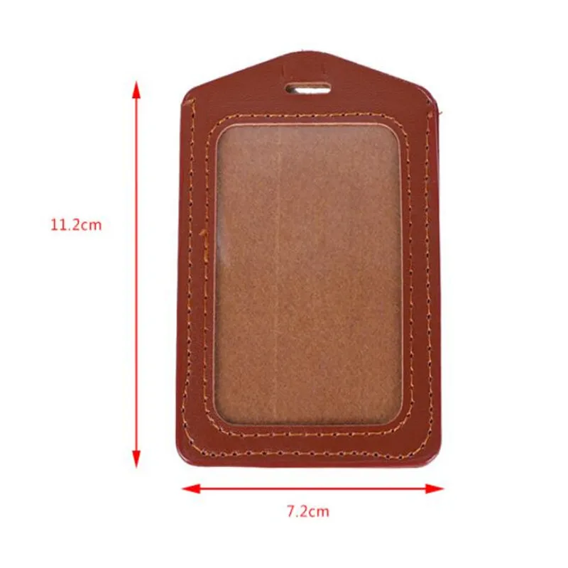 

Luxury Quality 616 PU Leather Material Card Sleeve Holder ID Badge Case Bank Credit Card Badge Holder Student Office Card Cover